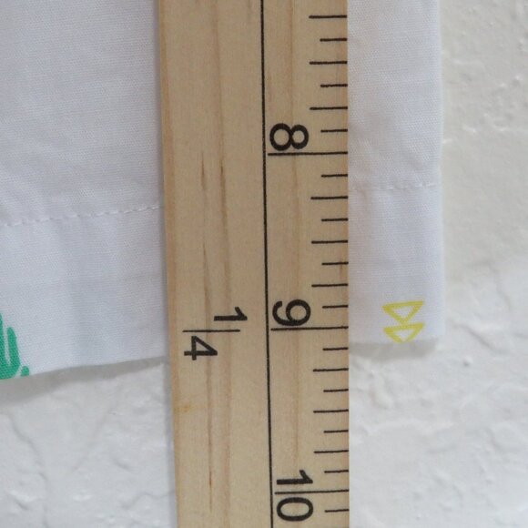 Public‎ Opinion* Men's Short Sleeve Button Down Curved Hem Pocket Shirt~ Medium - Picture 8 of 10